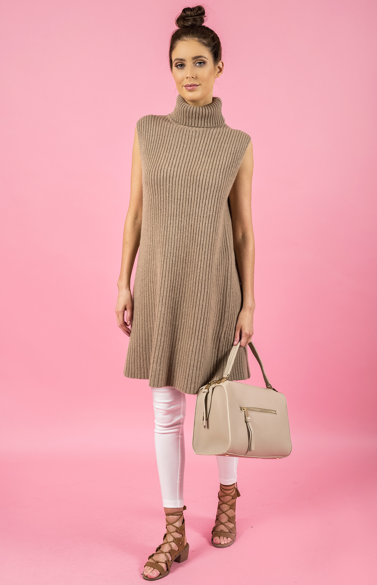 Split Knitted Base Layer Top