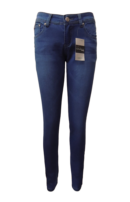Wakee Blue Soft Denim Low Cut Skinny Leg Jean W901 - Fashion Jam Essentials